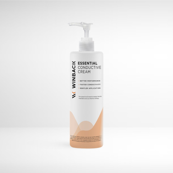 Crème conductrice Tecar & Thermo-Cryo (HF Conductive Essential Cream) 1000 mL - Winback Crème conductrice Tecar & Thermo-Cryo (HF Conductive Essential Cream) 1000 mL - Winback