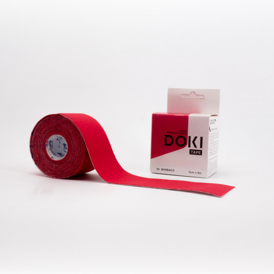Bande Taping Doki Pro 5cm x 5m coloris rouge