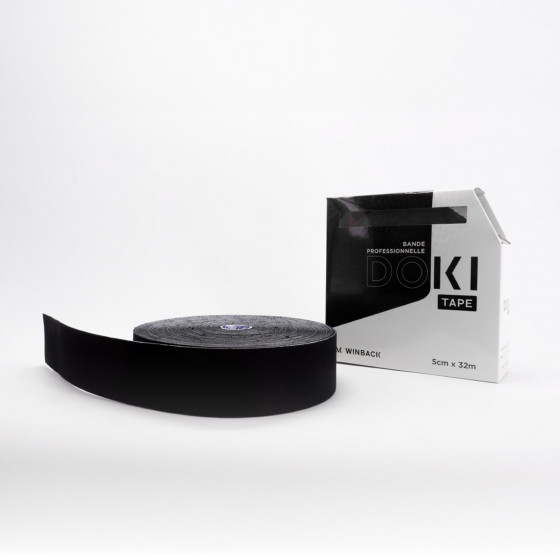 rouleuax tape doki 5x32m taping noir