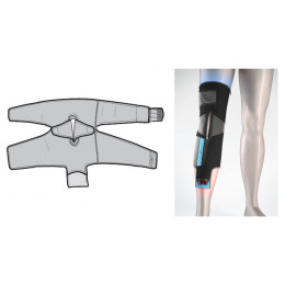 Universal articulated knee sleeve - GameReady