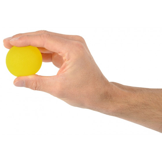 Squeeze Ball jaune - balle à malaxer - MSD