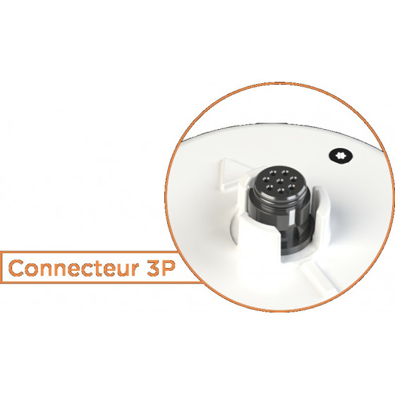 MIX Face électrode - 3P - pour BACK4 & BACK3TX - Winback