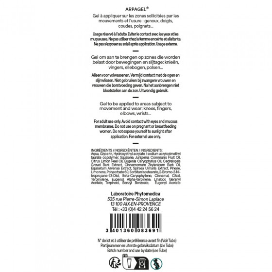 Arpagel 250 ml – Gel calmante articular -  PhytoMédica